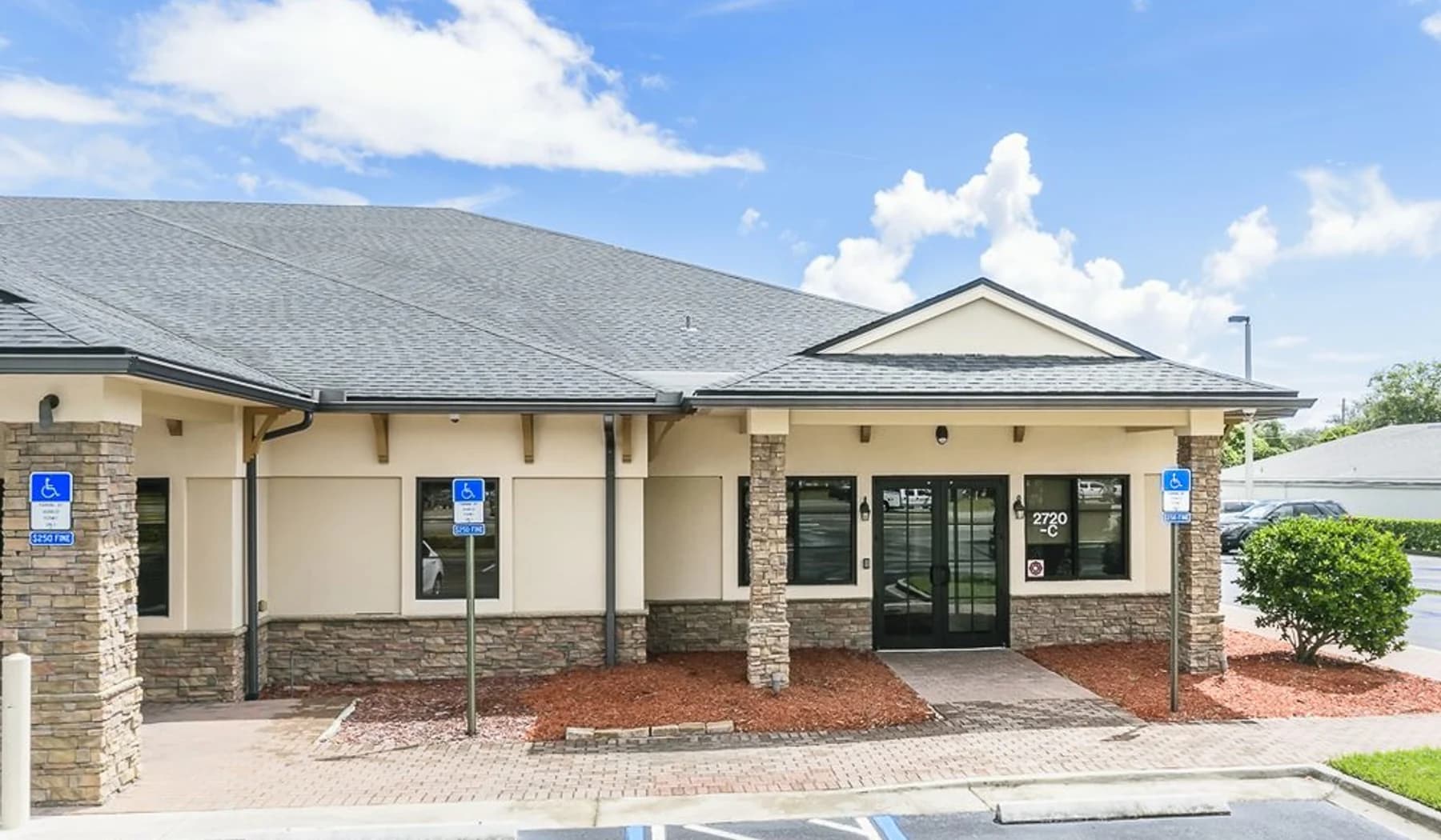 Bright outpatient clinic interior